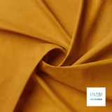 Solid ochre fabric