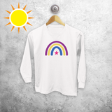 Rainbow and star magic kids longsleeve shirt