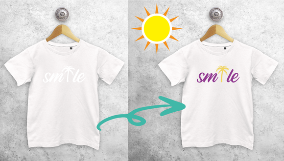 'Smile' magic kids shortsleeve shirt