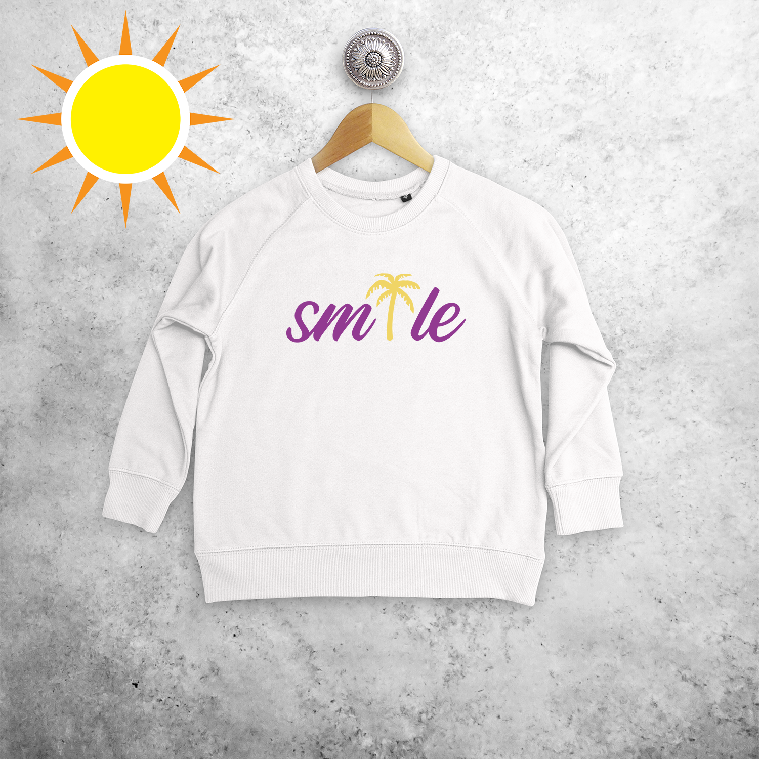 'Smile' magic kids sweater