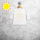 Smiley magic baby longsleeve shirt