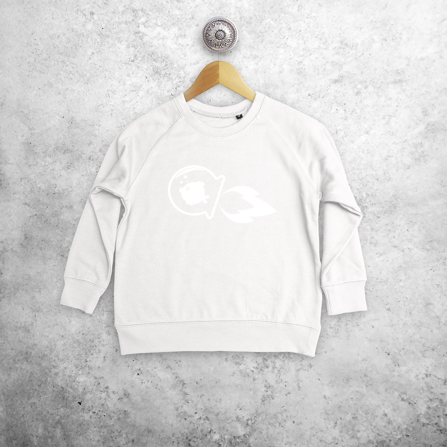 Fish and fish bowl magic kids sweater