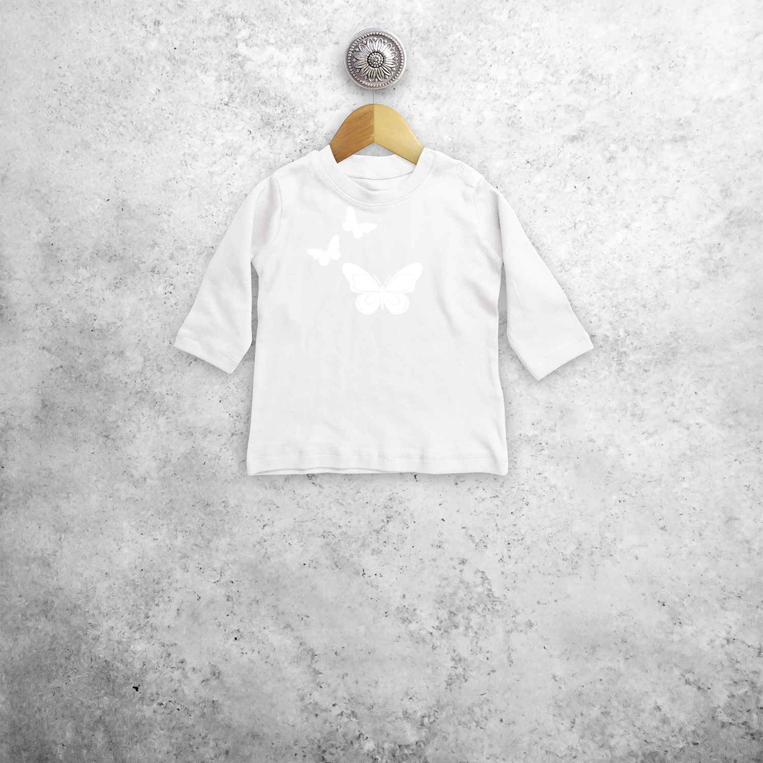 Butterflies magic baby longsleeve shirt