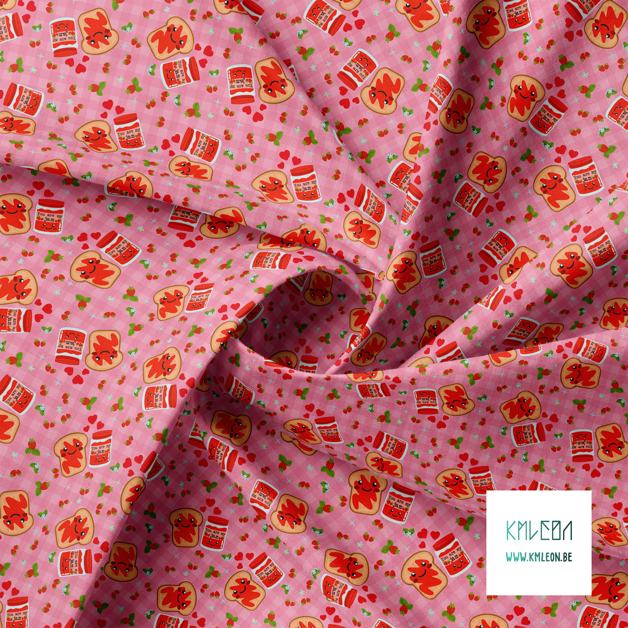 Jam and toast fabric