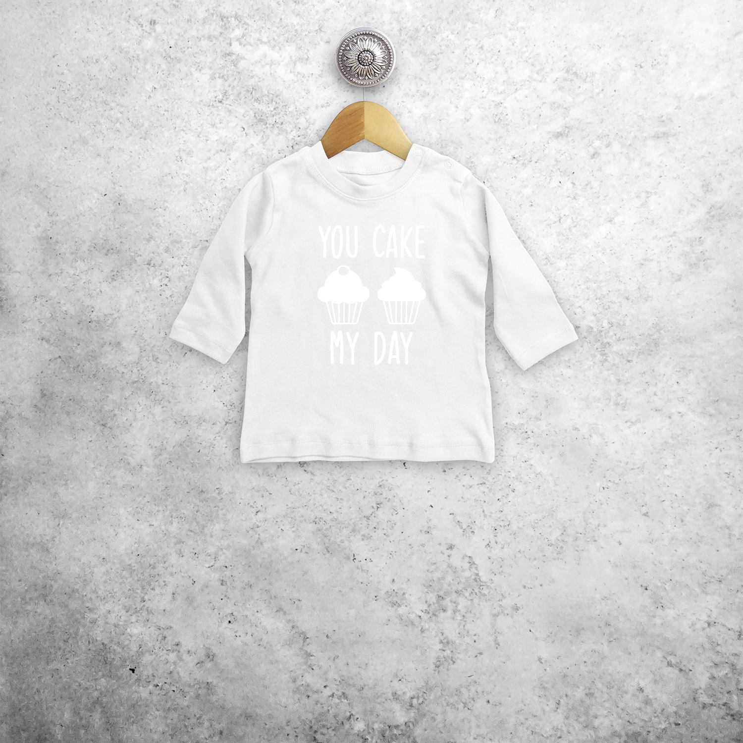 'You cake my day' magic baby longsleeve shirt