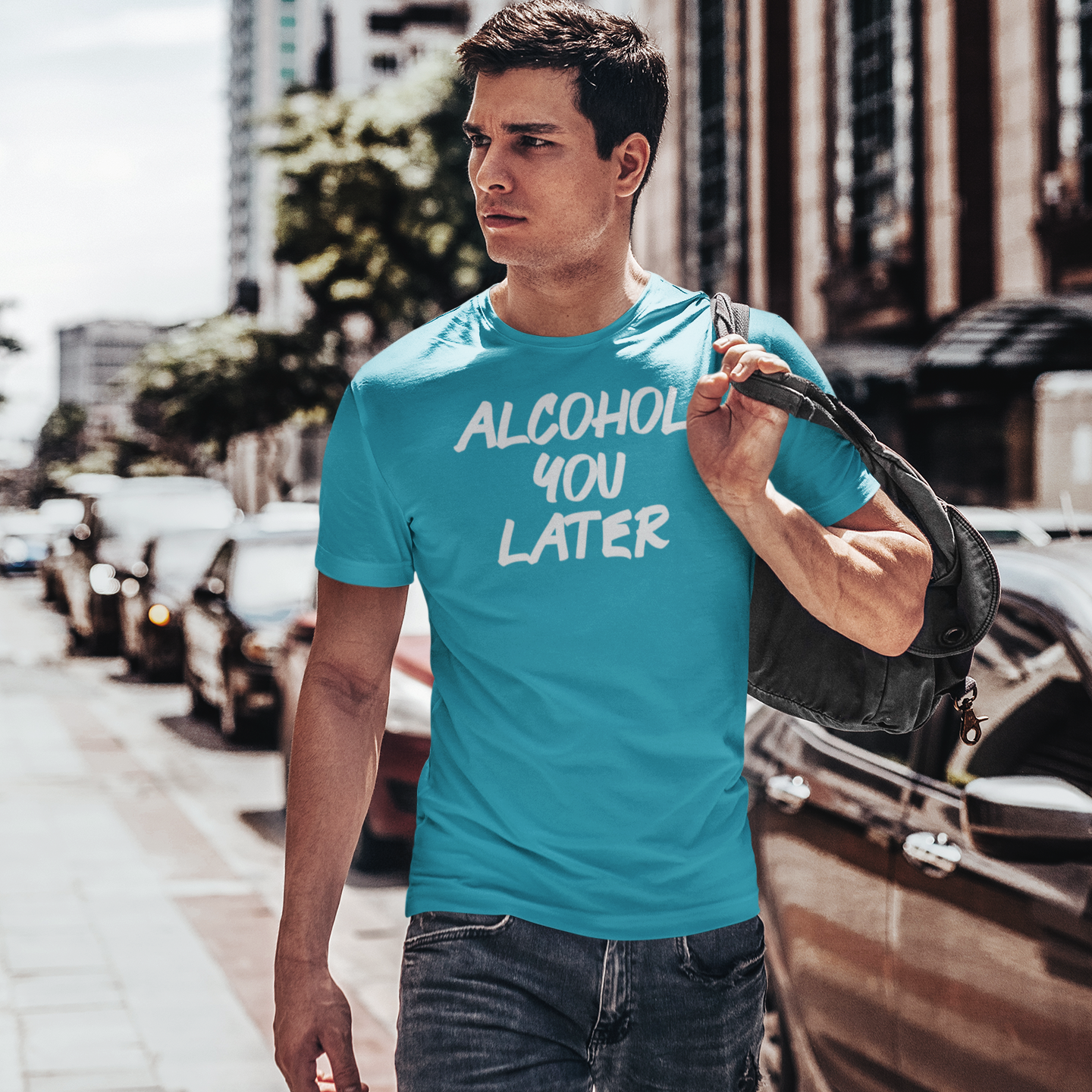 'Alcohol you later' adult shirt