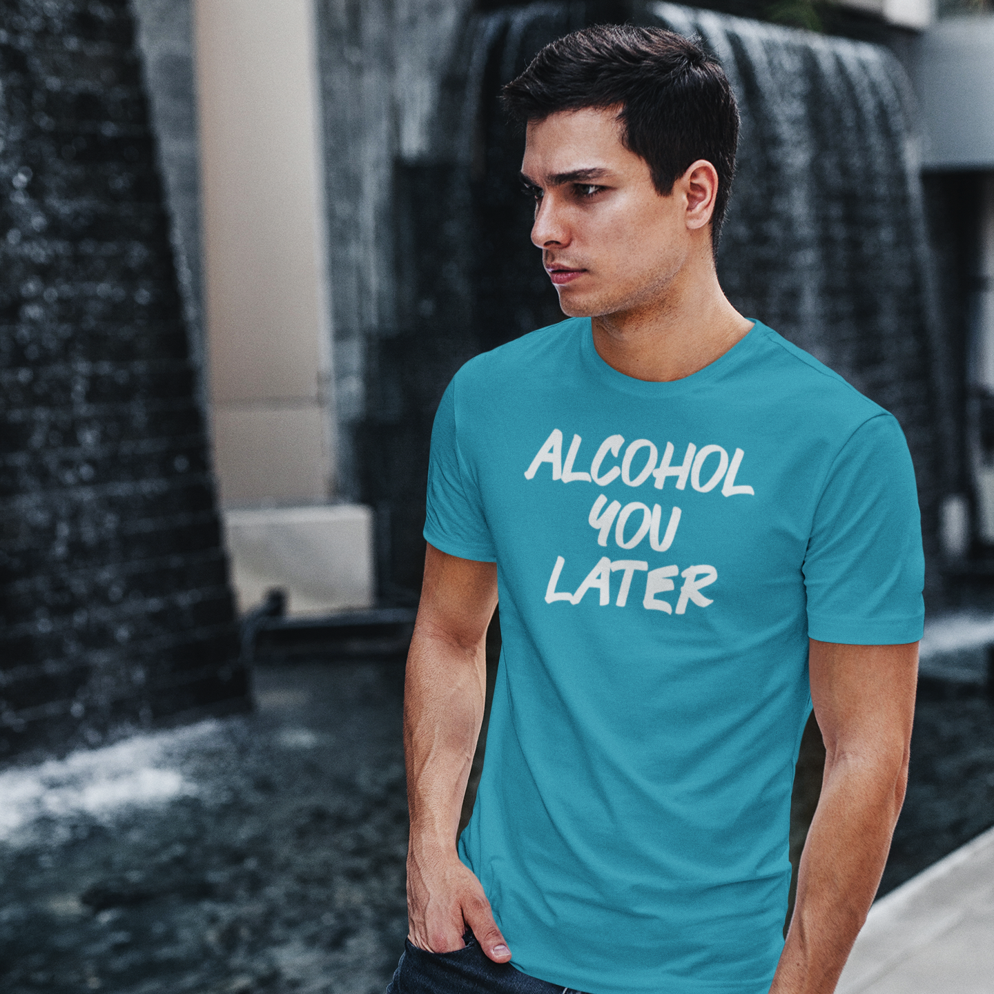 'Alcohol you later' adult shirt