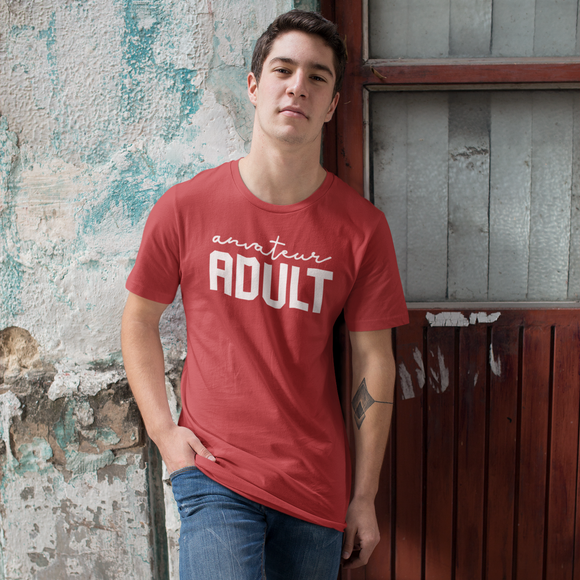 'Amateur adult' adult shirt