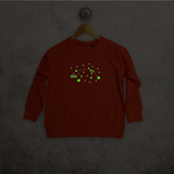 Star sign glow in the dark kids sweater