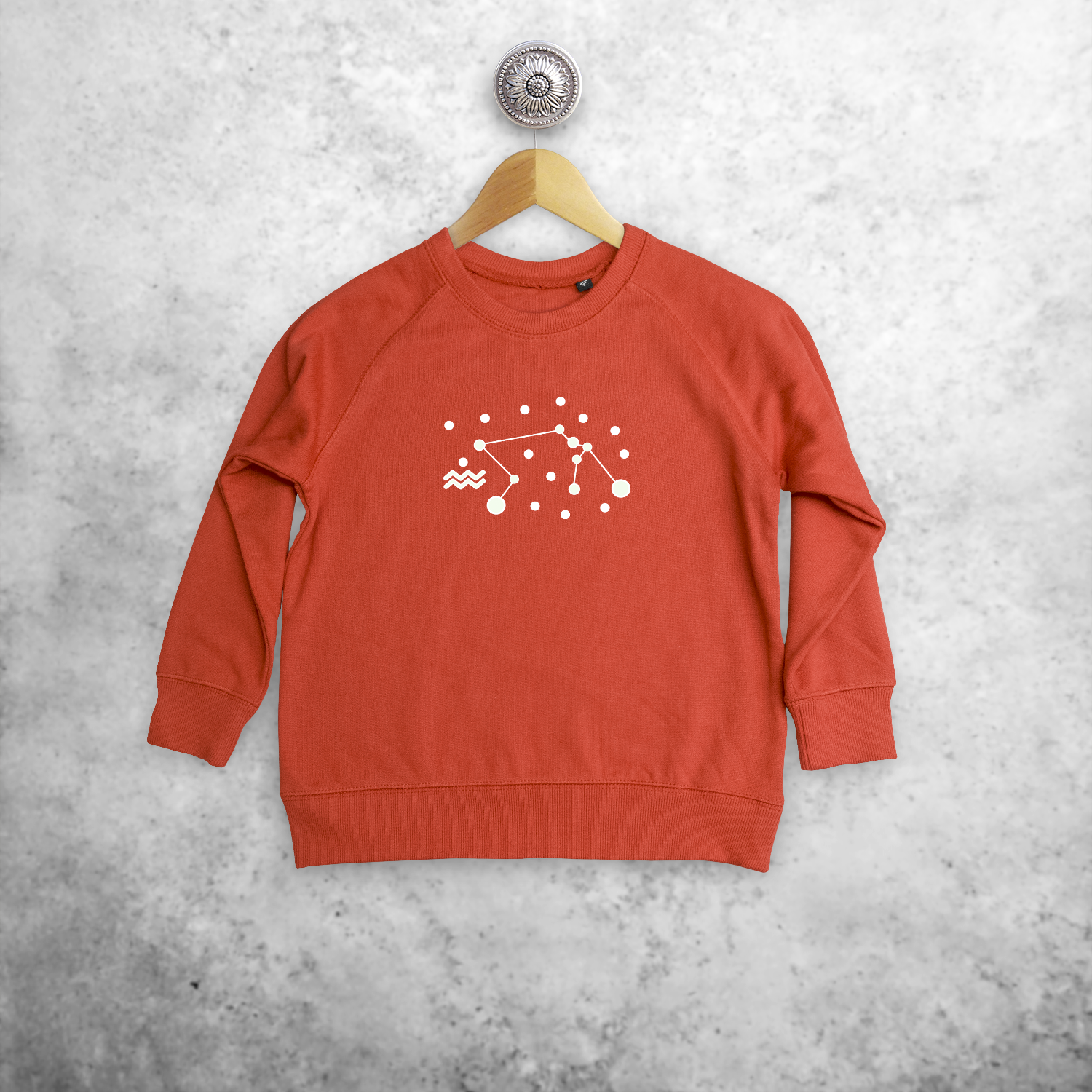 Star sign glow in the dark kids sweater