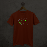 Star sign glow in the dark adult shirt