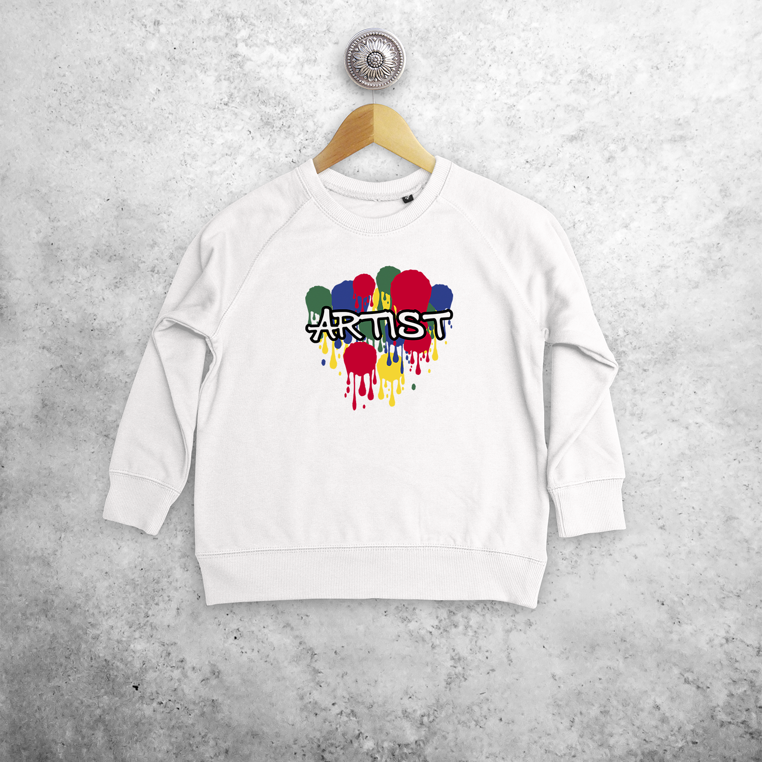 'Artist' kids sweater