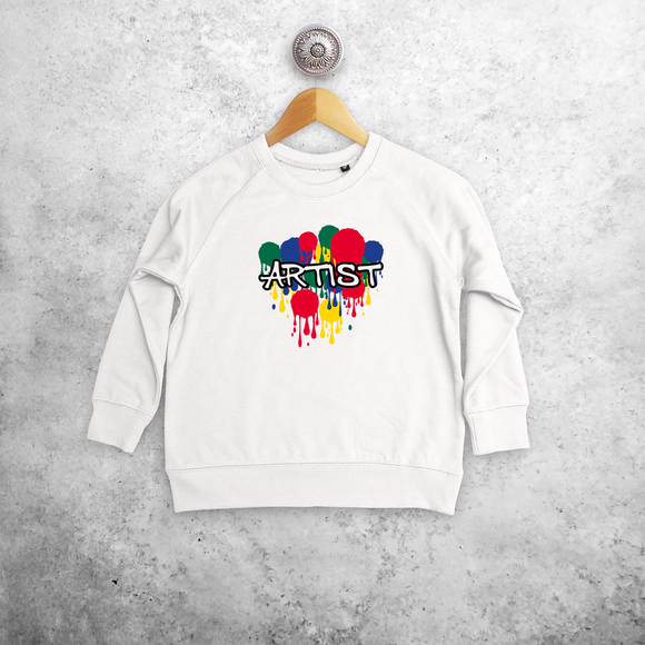 'Artist' kids sweater