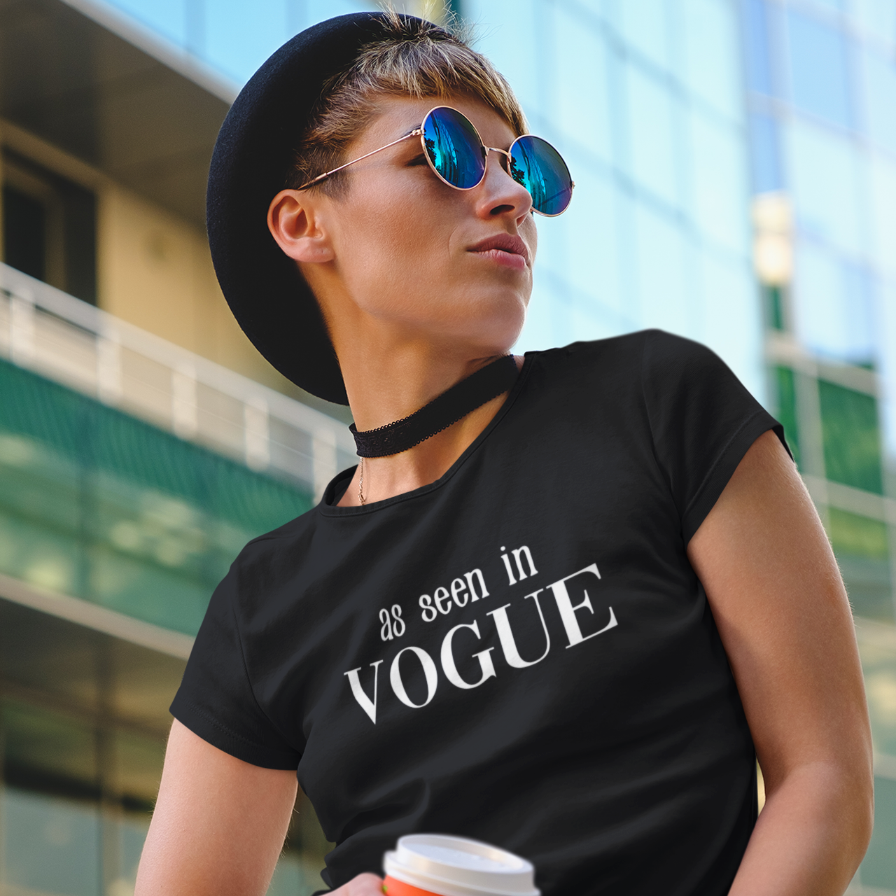 'As seen in Vogue' adult shirt