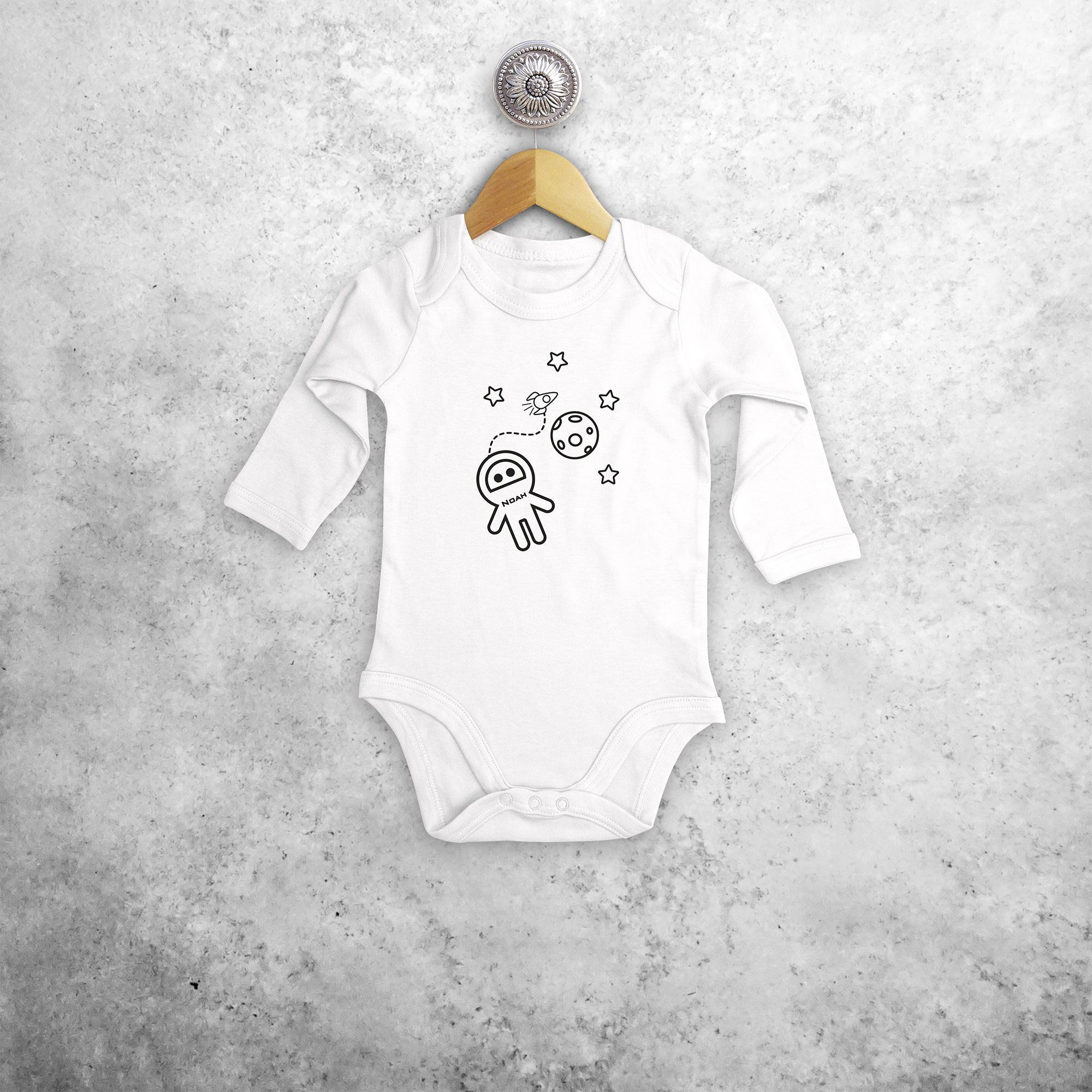 Astronaut baby longsleeve bodysuit