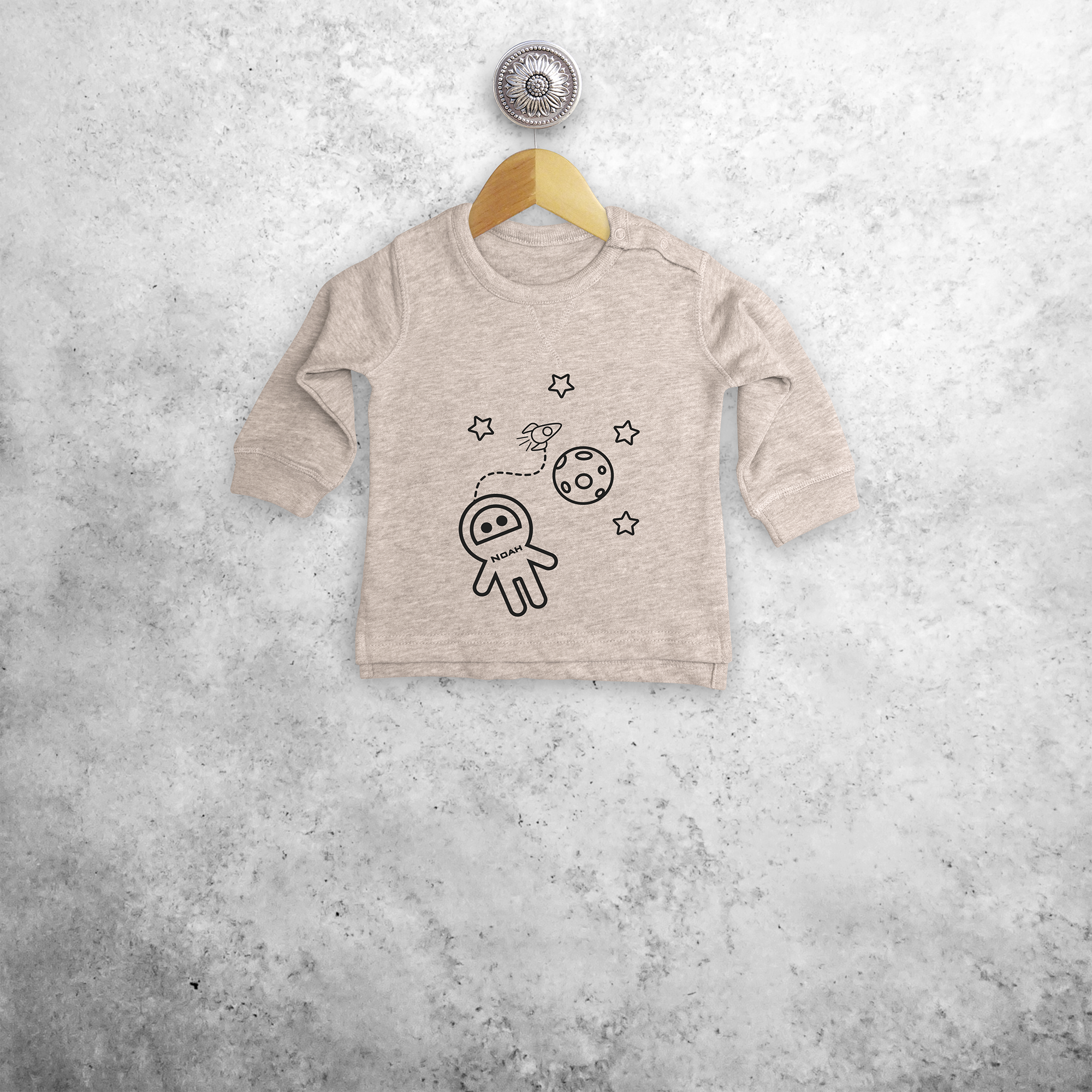 Astronaut baby sweater