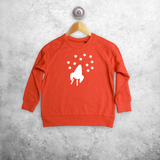 Astronaut glow in the dark kids sweater