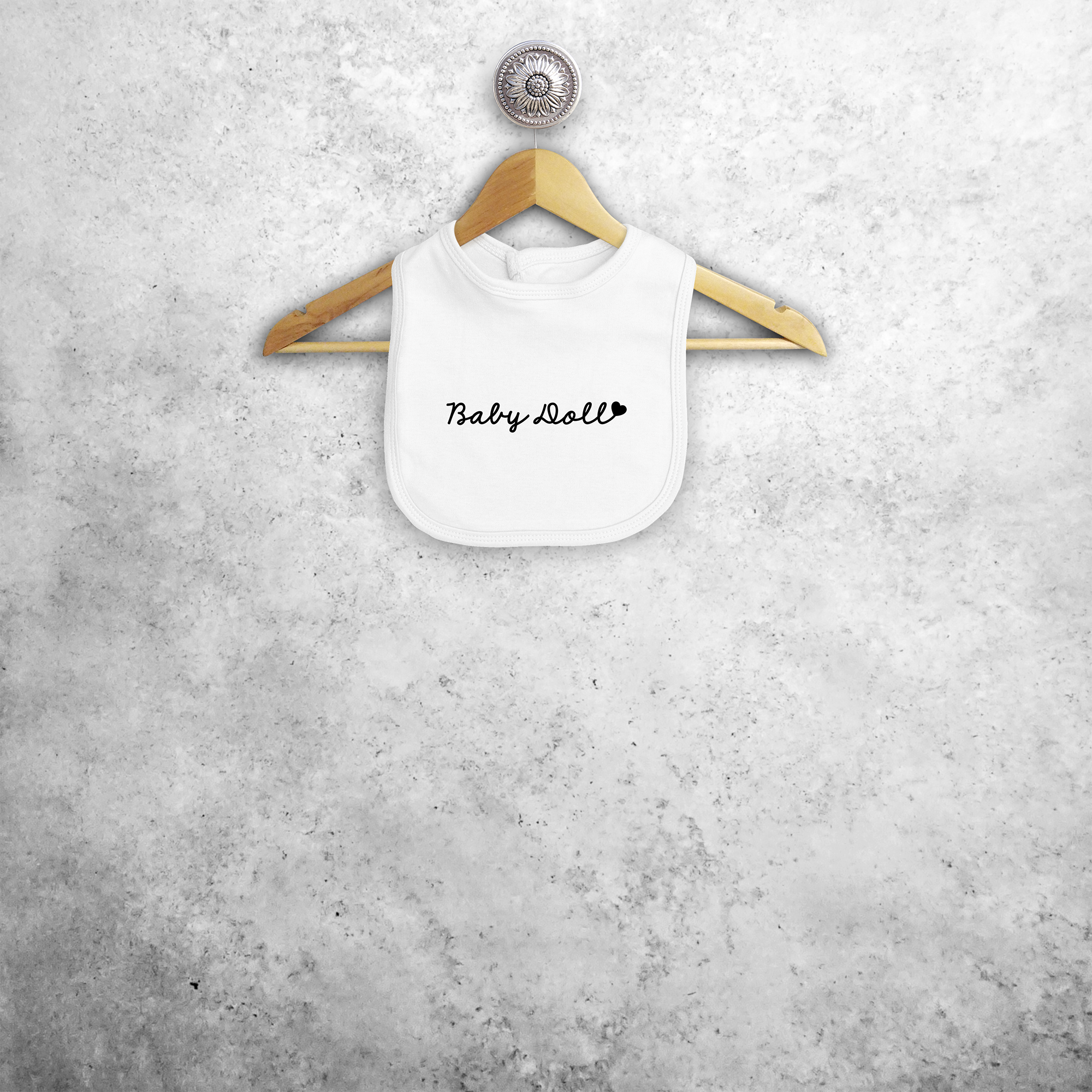 'Baby doll' baby bib