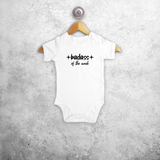 'Badass of the week' baby shortsleeve bodysuit