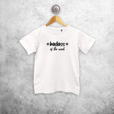 'Badass of the week' kids shortsleeve shirt