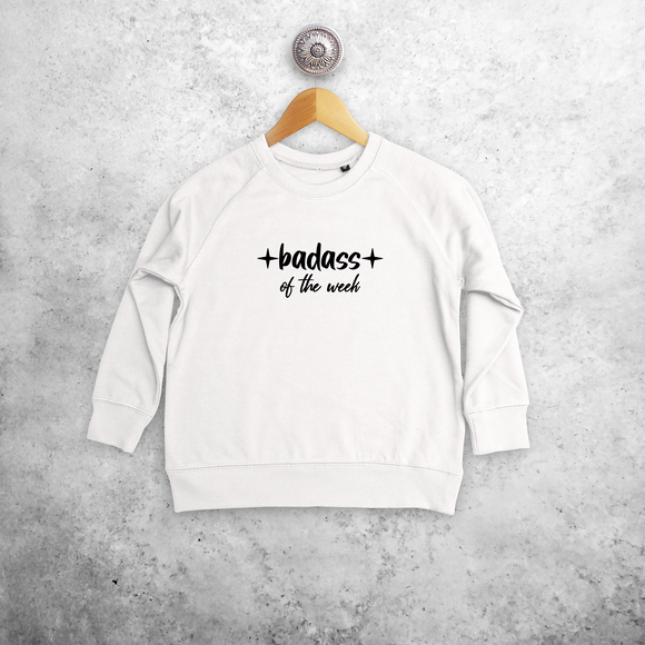 'Badass of the week' kids sweater