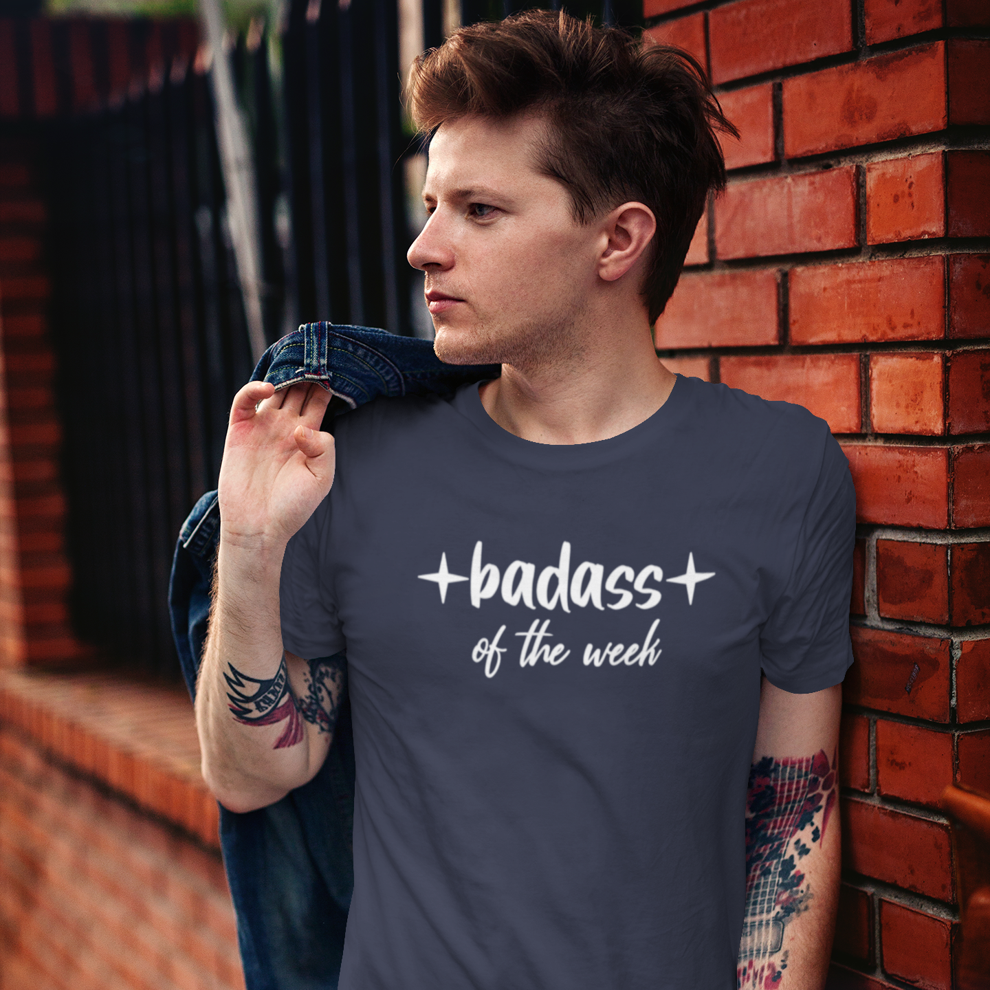 'Badass of the week' adult shirt