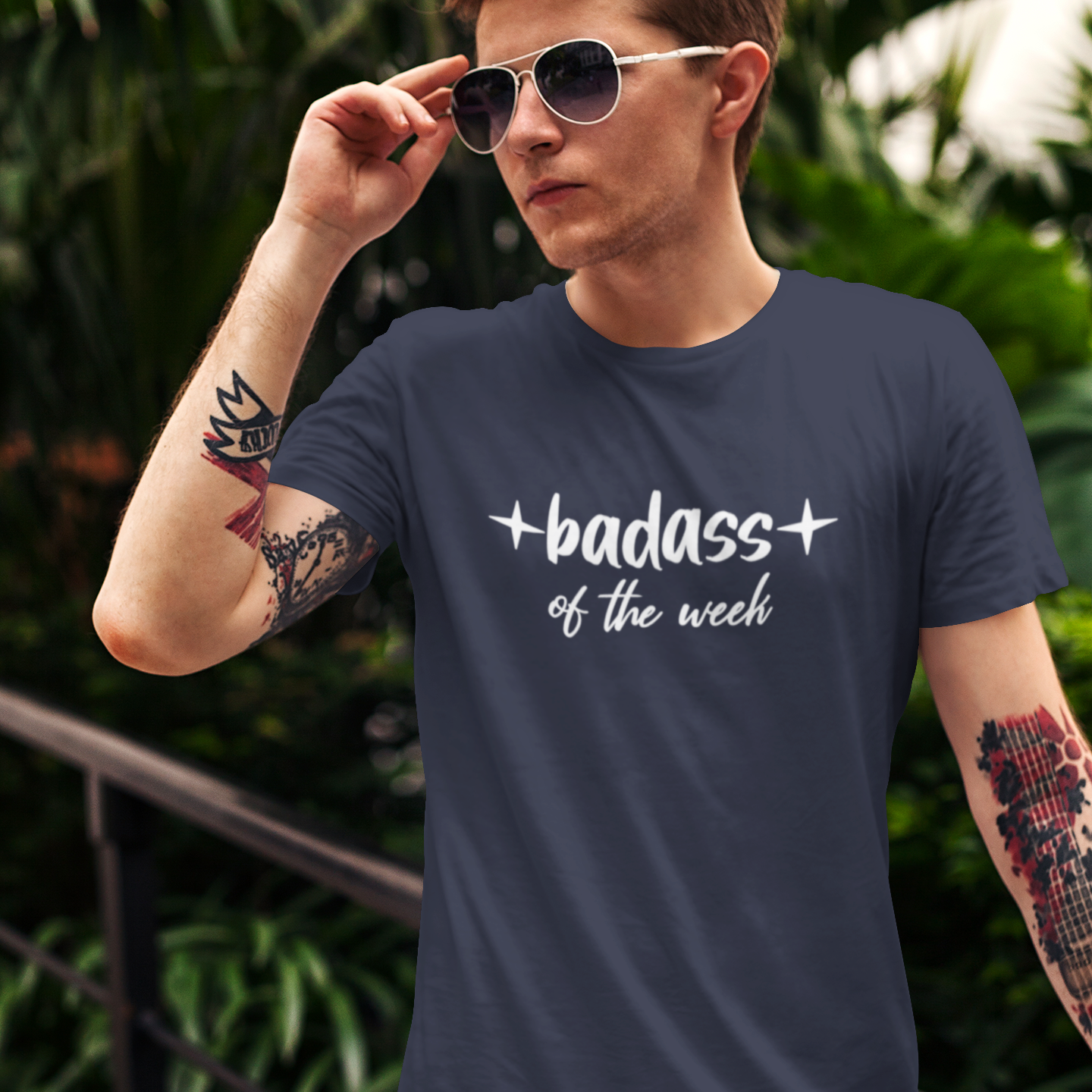 'Badass of the week' adult shirt