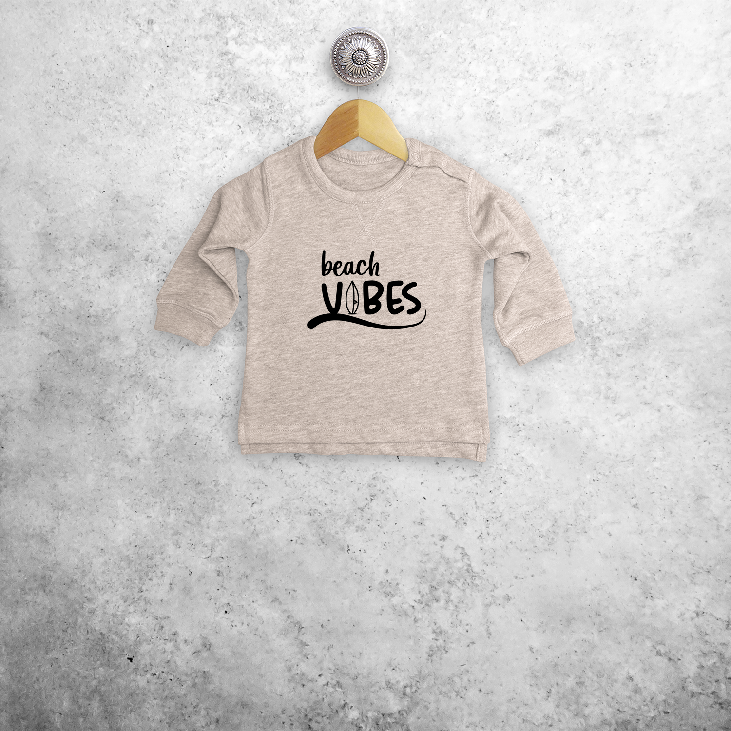 'Beach vibes' baby sweater