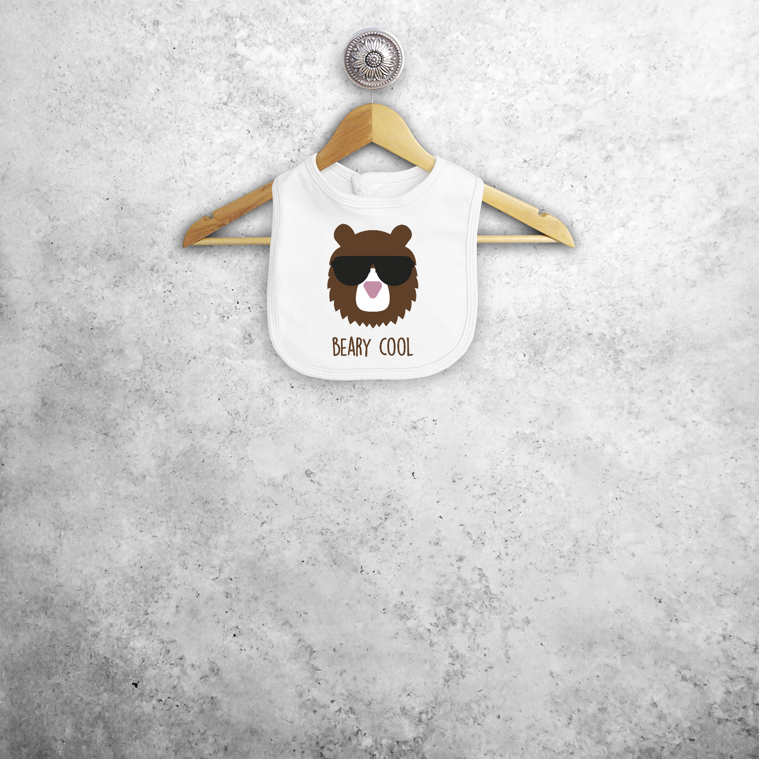 'Beary cool' baby bib