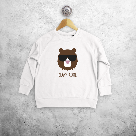 'Beary cool' kids sweater