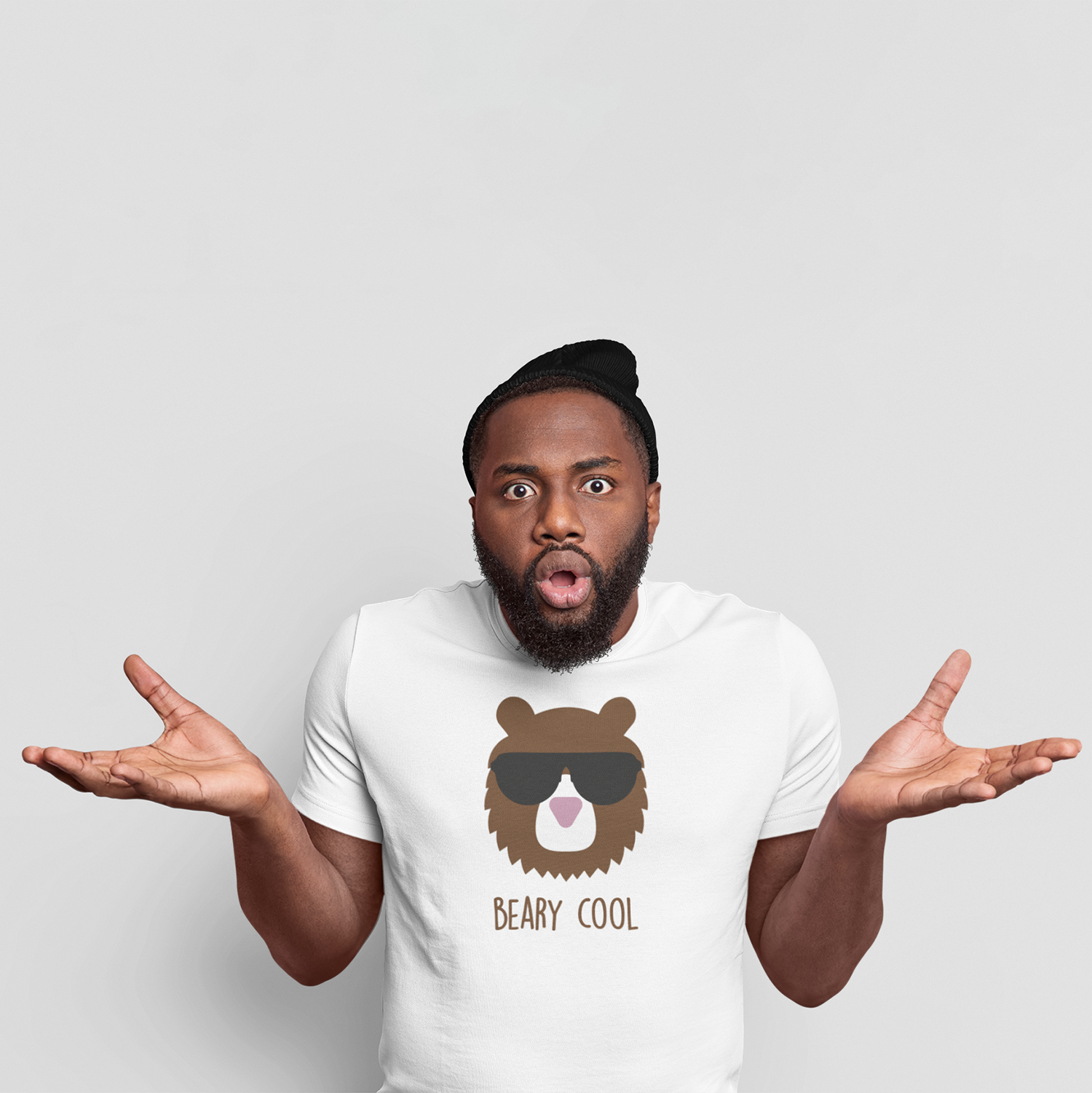 'Beary cool' adult shirt