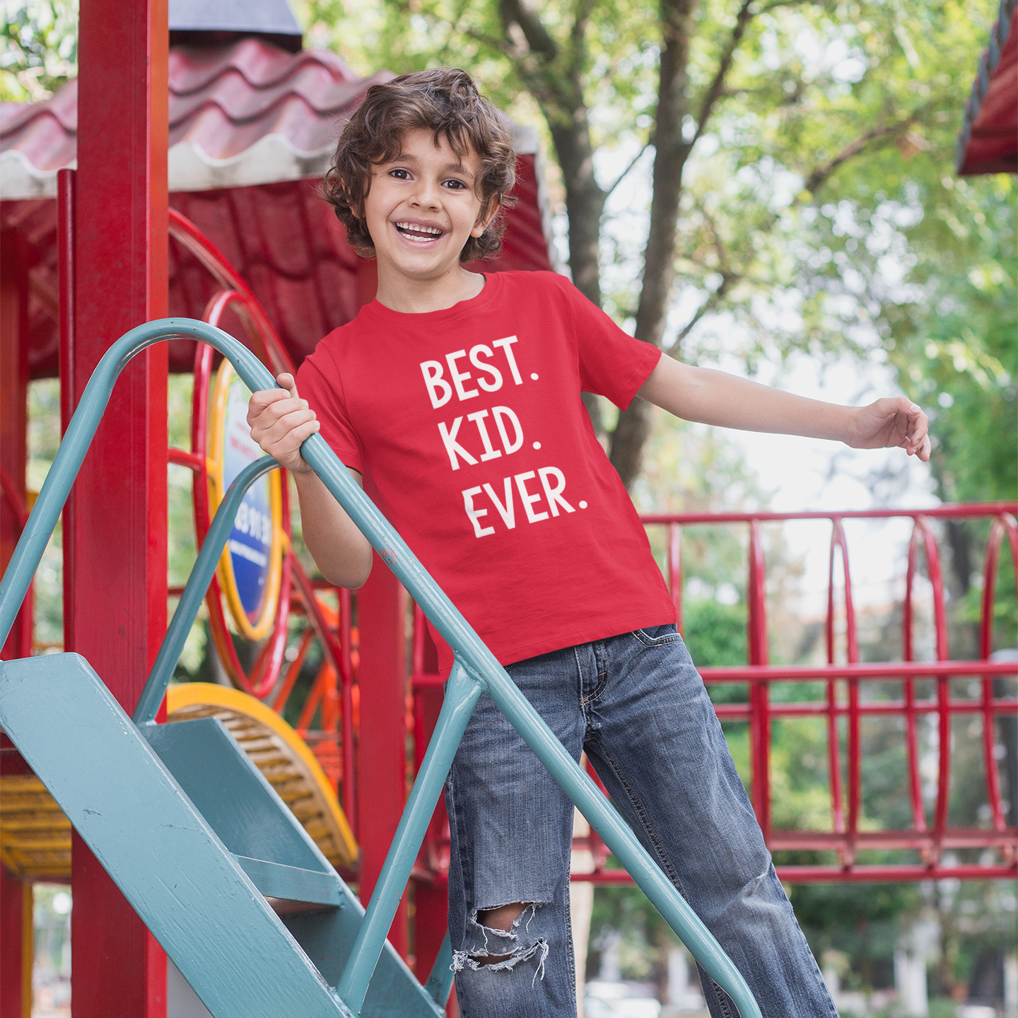 'Best. Kid. Ever.' kids shortsleeve shirt