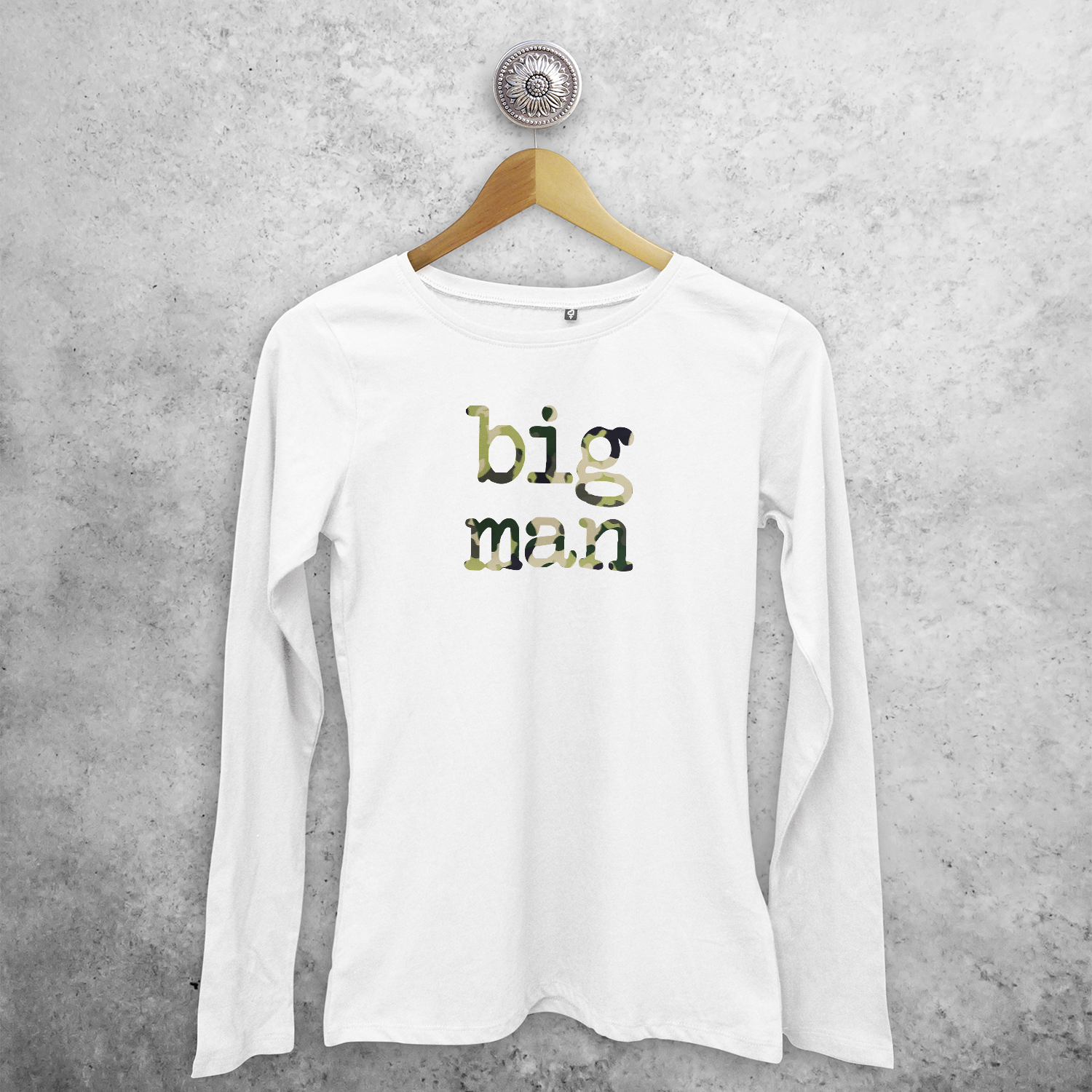 'Big man' adult longsleeve shirt