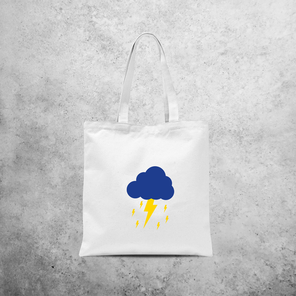 Lightening tote bag