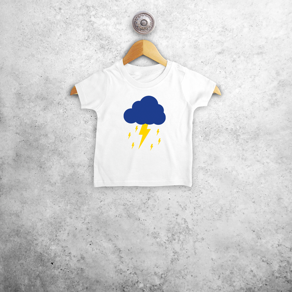 Lightening baby shortsleeve shirt