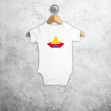 Boat baby shortsleeve bodysuit