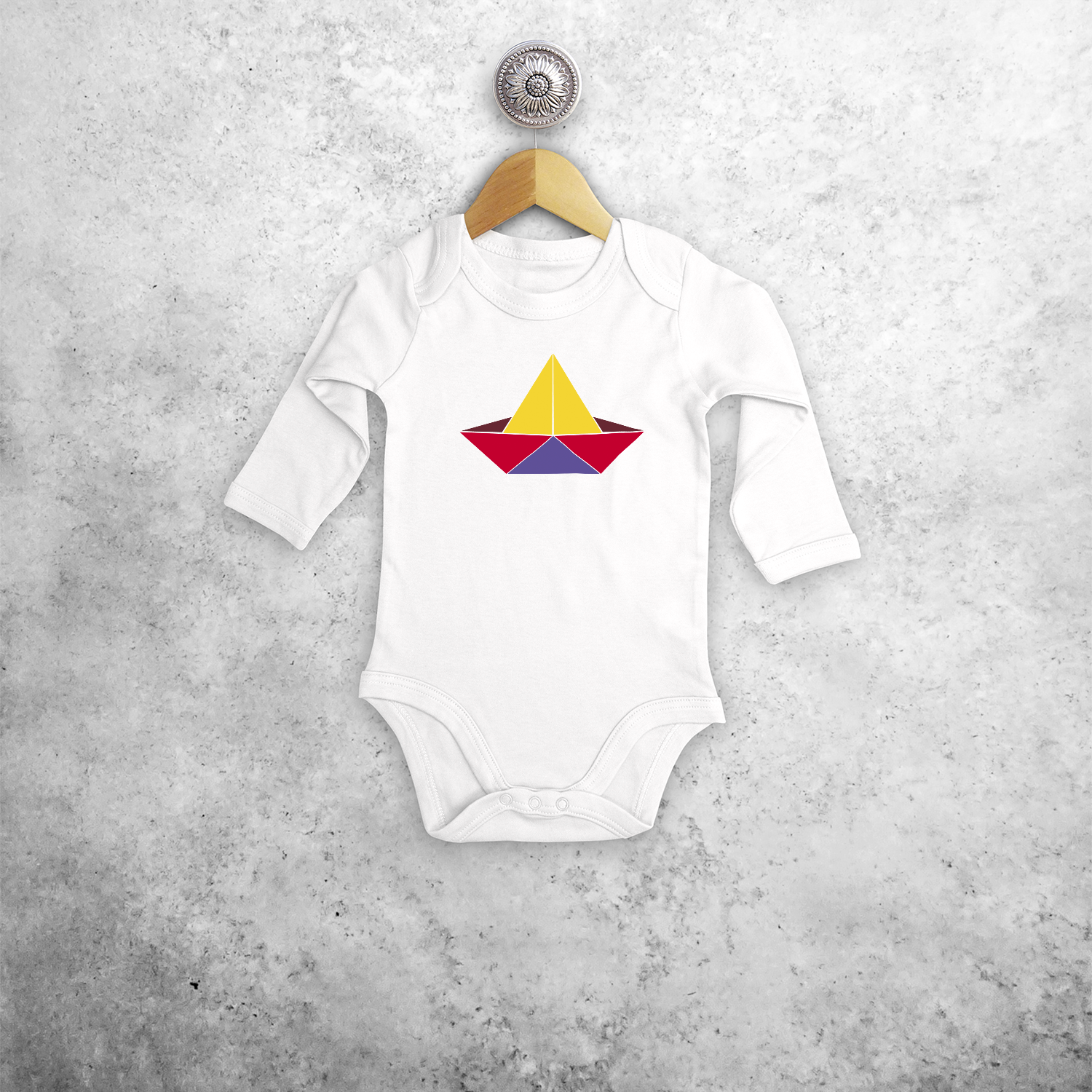 Boat baby longsleeve bodysuit