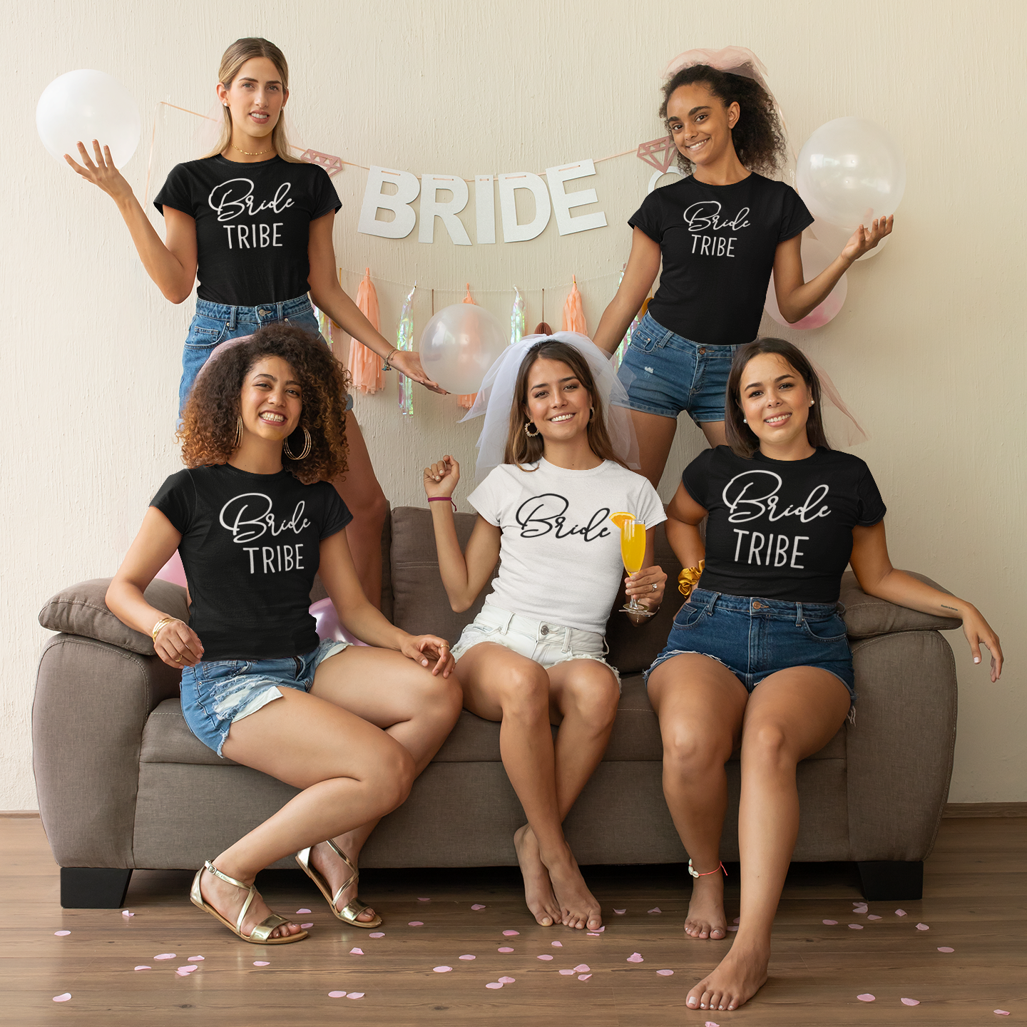 'Bride' adult shirt