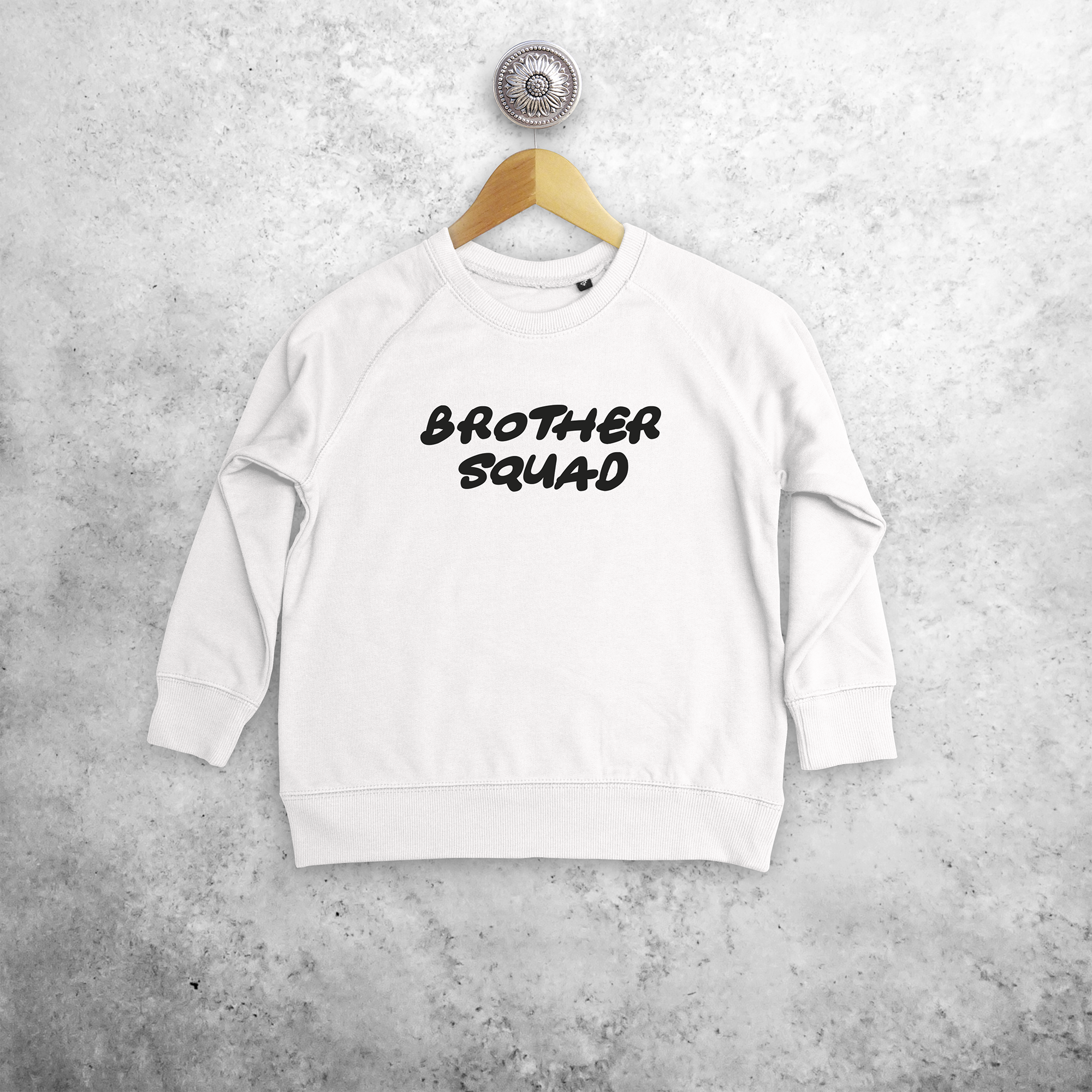 'Brother squad' kids sweater