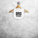 'Bro-wnies' baby bib