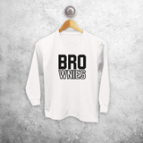 'Bro-wnies' kids longsleeve shirt