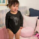 Cactus baby longsleeve bodysuit