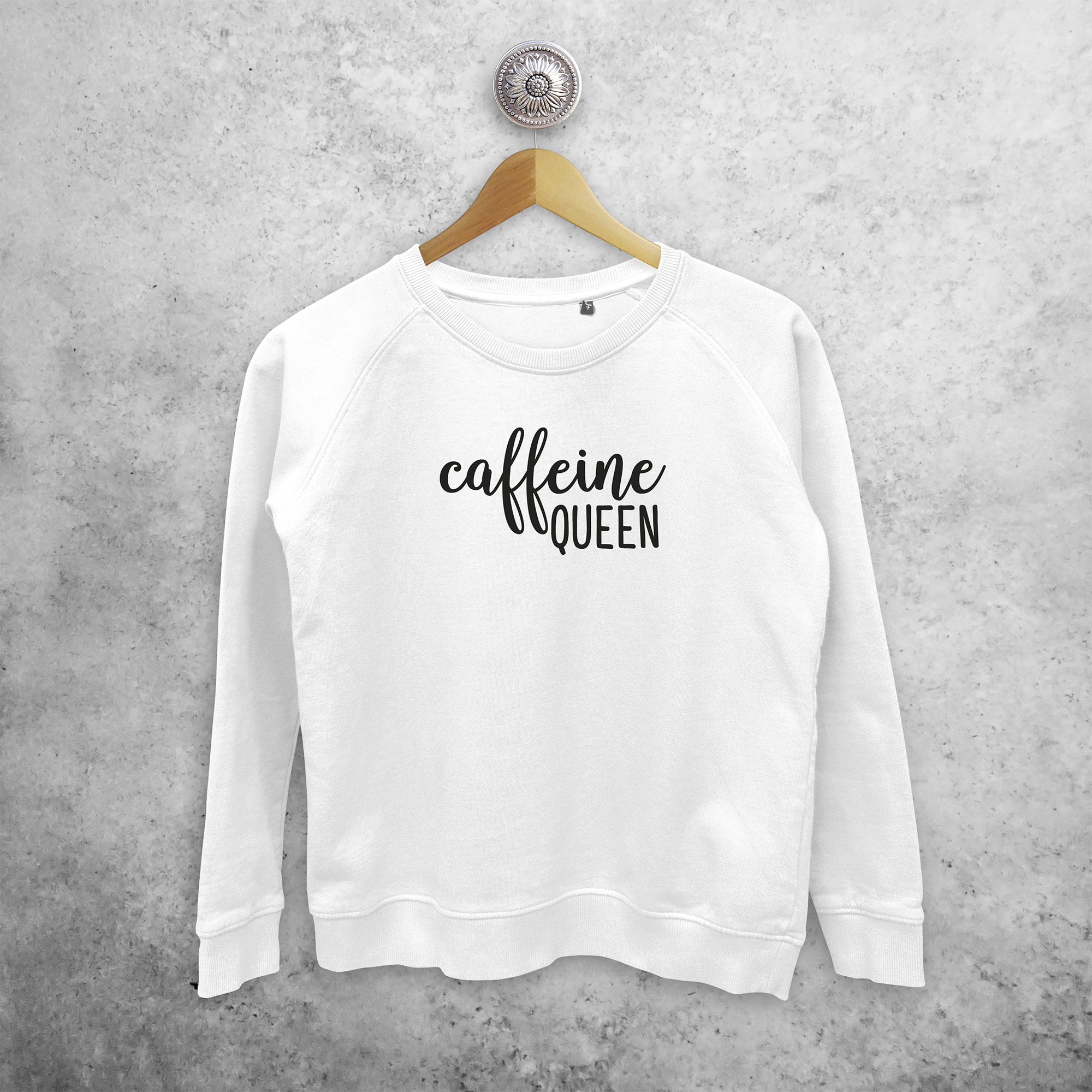 'Caffeine queen' sweater