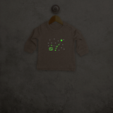 Star sign glow in the dark baby sweater