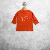 Star sign glow in the dark baby longsleeve shirt