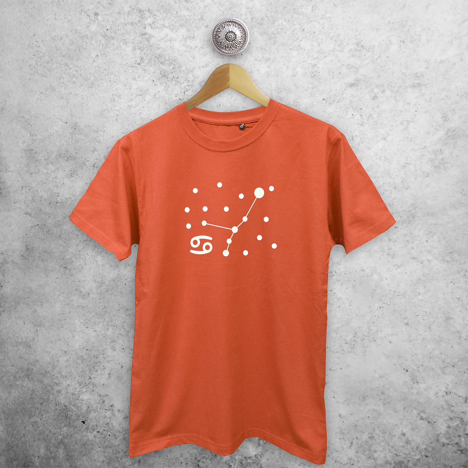 Star sign glow in the dark adult shirt