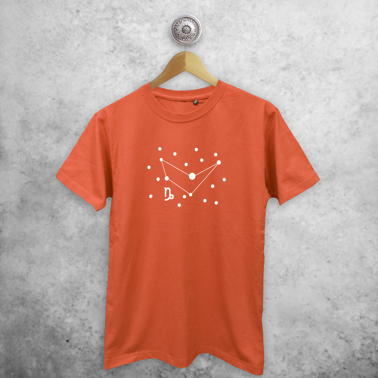 Star sign glow in the dark adult shirt