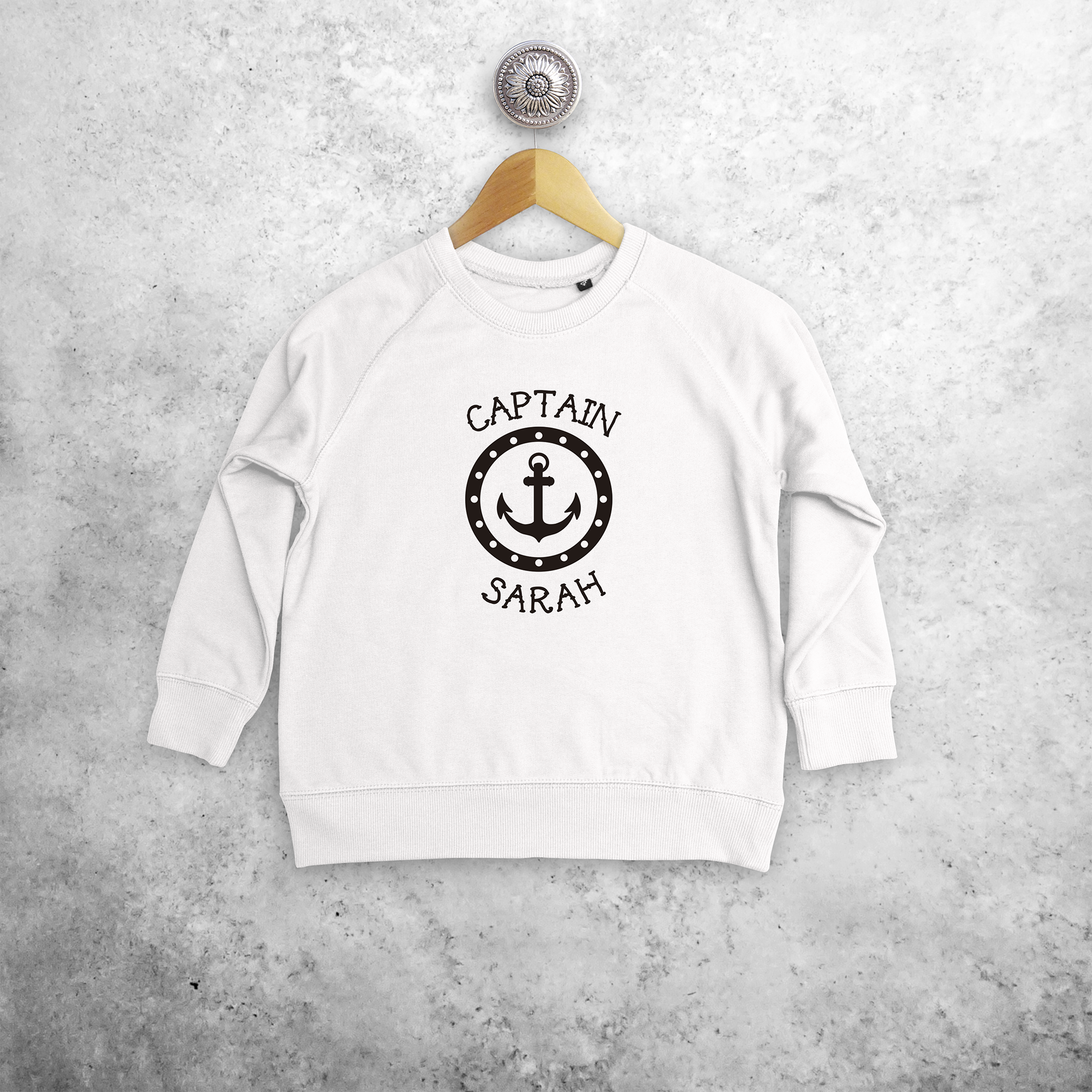 'Captain' kids sweater