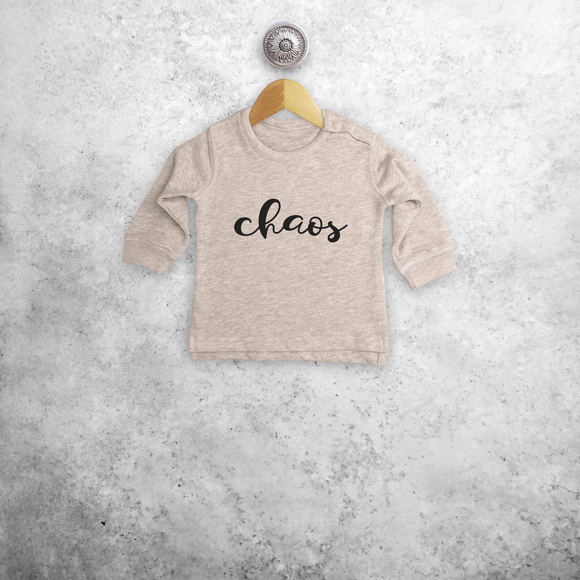 'Chaos' baby sweater