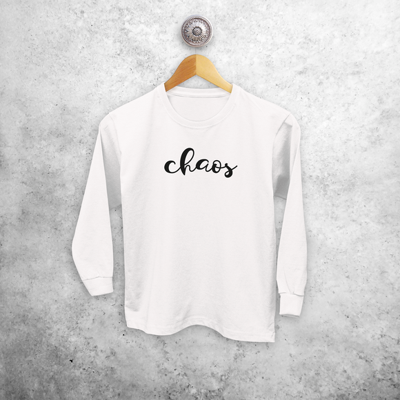 'Chaos' kids longsleeve shirt